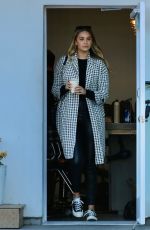 APRIL LOVE GEARY Leaves a Salon at Malibu Country Mart 02/05/2020