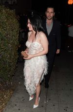 ARIEL WINTER and Luke Benward Night Out in West Hollywood 02/08/2020