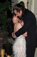 ARIEL WINTER and Luke Benward Night Out in West Hollywood 02/08/2020