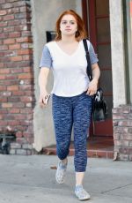ARIEL WINTER Debuts Red Hair Handling Package in Hollywood 02/25/2020
