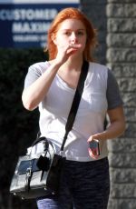 ARIEL WINTER Debuts Red Hair Handling Package in Hollywood 02/25/2020