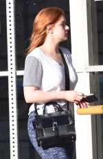 ARIEL WINTER Debuts Red Hair Handling Package in Hollywood 02/25/2020