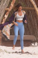 ARIELLE KEBBEL Out at a Beach in Tulum 02/19/2020