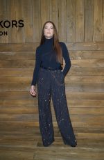 ASHLE BENSON at Michael Kors Fashion Show in New York 02/12/2020
