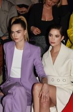 ASHLEY BENSON and CARA DELEVINGNE at Boss Fashion Show in Milan 02/23/2020