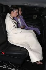 ASHLEY BENSON and CARA DELEVINGNE Leaves Their Hotel in Milan 02/23/2020
