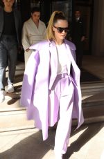 ASHLEY BENSON and CARA DELEVINGNE Leaves Their Hotel in Milan 02/23/2020