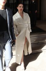 ASHLEY BENSON and CARA DELEVINGNE Leaves Their Hotel in Milan 02/23/2020