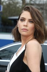 ASHLEY BENSON Arrives at Balmain Show at Paris Fashion Week 02/28/2020
