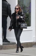 ASHLEY BENSON Out Shopping in New York 02/20/2020