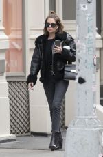 ASHLEY BENSON Out Shopping in New York 02/20/2020