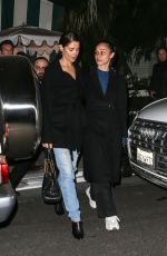 ASHLEY GREENE and CARA SANTANA at San Vincente Bungalows in West Hollywood 02/05/2020