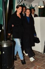 ASHLEY GREENE and CARA SANTANA at San Vincente Bungalows in West Hollywood 02/05/2020
