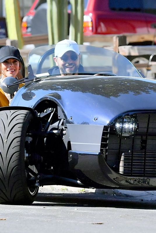 ASHLEY GREENE Driving Out in Studio City 02/13/2020