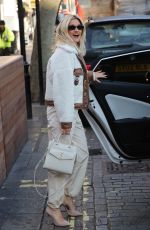 ASHLEY ROBERTS Leaves Heart Radio Studios in London 02/07/2020