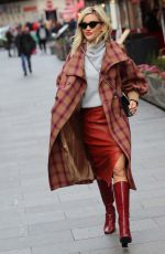 ASHLEY ROBERTS Out and About in London 02/21/2020