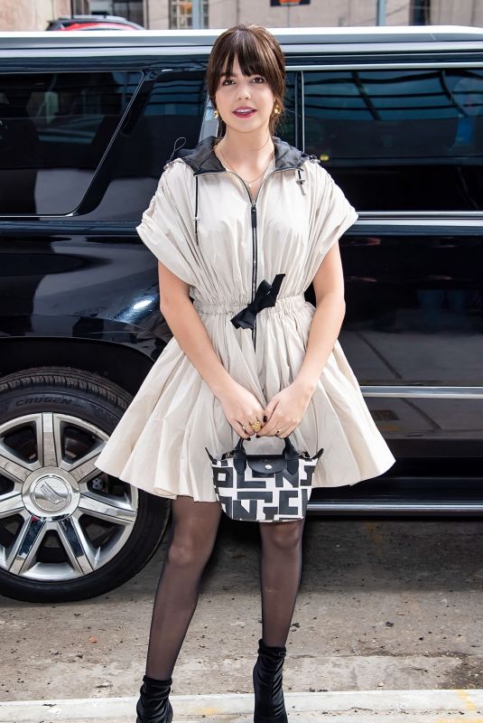 BAILEE MADISON Arrives at Longchamp Show at New York Fashion Week 02/08/2020