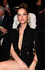 BARBARA PALVIN at Versace Fashion Show at Milan Fashion Week 02/21/2020