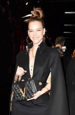 BARBARA PALVIN at Versace Fashion Show at Milan Fashion Week 02/21/2020