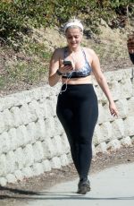 BEBE REXHA Working Out in Los Angeles 02/16/2020