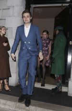 BEL POWLEY at Bafta Vogue x Tiffany Fashion and Film After-party in London 02/02/2020
