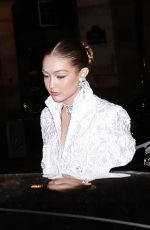BELLA and GIGI HADID Leaves Harper
