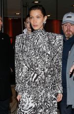 BELLA and GIGI HADID Leaves Harper