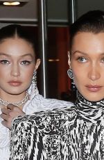 BELLA and GIGI HADID Leaves Harper