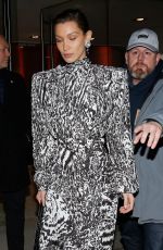 BELLA and GIGI HADID Leaves Harper