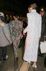 BELLA and GIGI HADID Leaves Harper