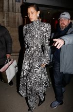 BELLA and GIGI HADID Leaves Harper