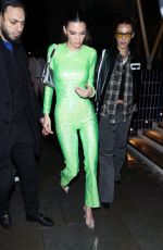 BELLA HADID and KENDALL JENNER Arrives at Sony Brit Awards After-party in London 02/18/2020