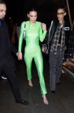 BELLA HADID and KENDALL JENNER Arrives at Sony Brit Awards After-party in London 02/18/2020