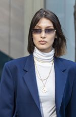 BELLA HADID Arrives at Max Mara Headquarters in Milan 02/19/2020