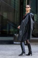 BELLA HADID Arrives at Versace Fashion Show at MFW in Milan 02/21/2020