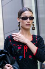 BELLA HADID Arrives at Versace Fashion Show at MFW in Milan 02/21/2020