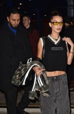 BELLA HADID at Brit Awards After-party in London 02/18/2020