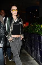 BELLA HADID at Brit Awards After-party in London 02/18/2020