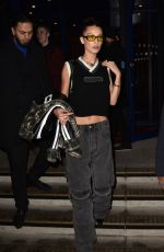 BELLA HADID at Brit Awards After-party in London 02/18/2020