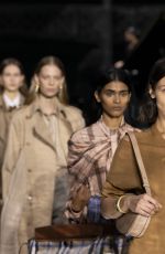 BELLA HADID at Burberry Autumn/Winter 2020 Show at London Fashion Week 02/17/2020