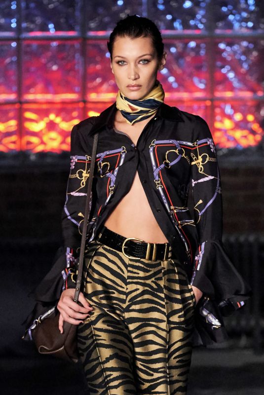 BELLA HADID at Khaite Runway Show at New York Fashion Week 02/11/2020