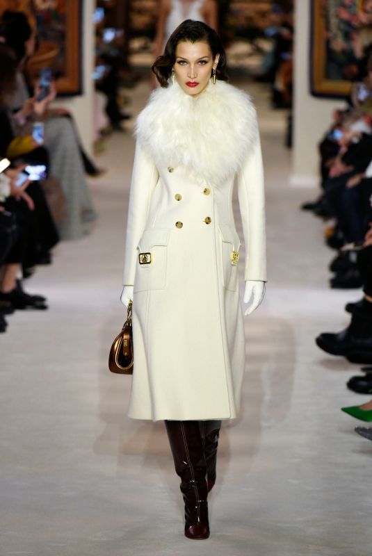 BELLA HADID at Lanvin Show at Paris Fashion Week 02/26/2020