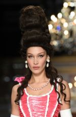 BELLA HADID at Moschino Runway Show at Milan Fashion Week 02/20/2020