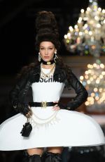 BELLA HADID at Moschino Runway Show at Milan Fashion Week 02/20/2020