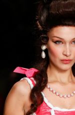 BELLA HADID at Moschino Runway Show at Milan Fashion Week 02/20/2020