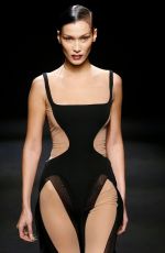 BELLA HADID at Mugler Runway Show at Paris Fashion Week 02/26/2020