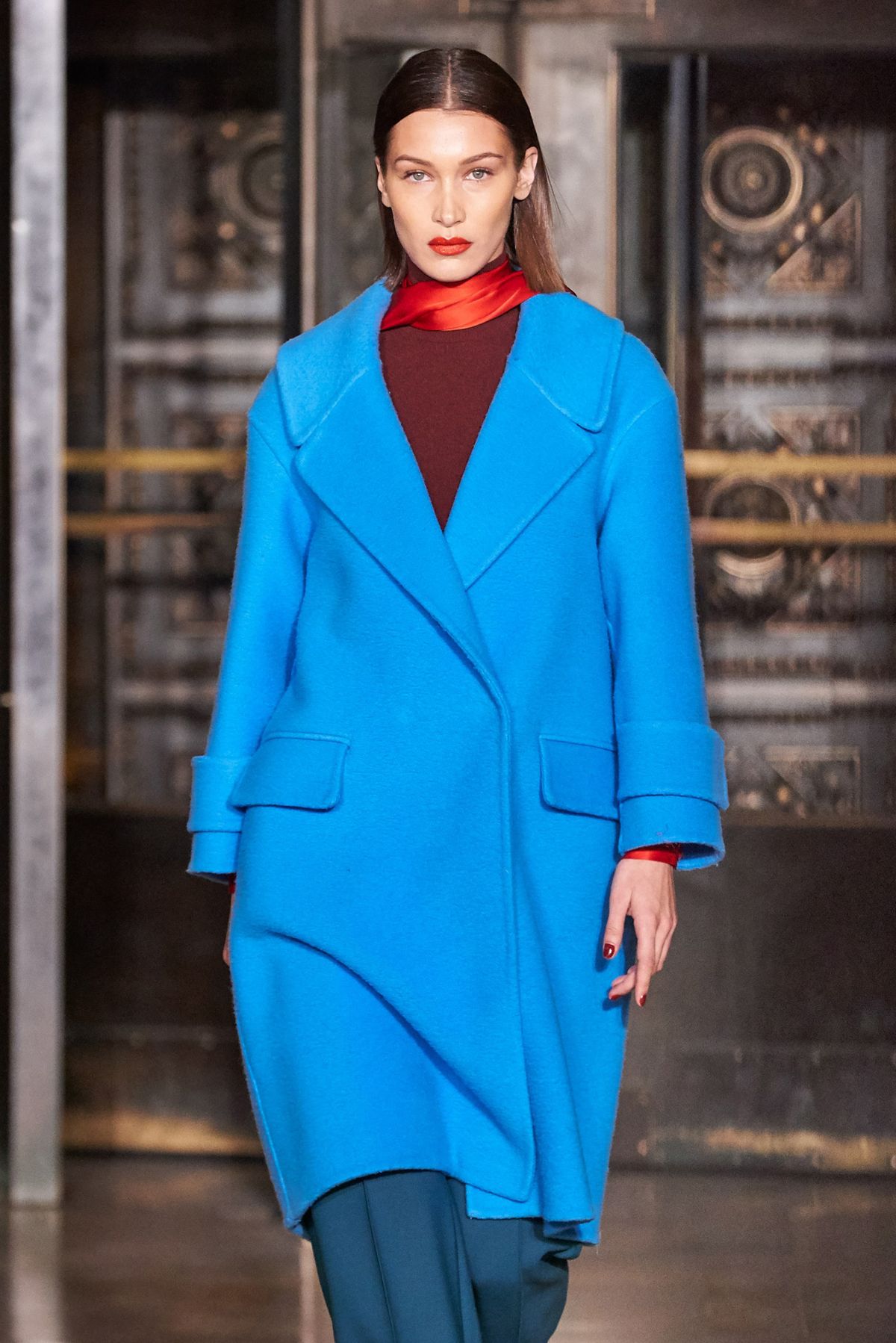BELLA HADID at Oscar De La Renta Runway Show at New York Fashion Week ...