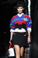 BELLA HADID at Versace Runway Show at Milan Fashion Week 02/21/2020