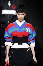 BELLA HADID at Versace Runway Show at Milan Fashion Week 02/21/2020