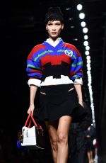 BELLA HADID at Versace Runway Show at Milan Fashion Week 02/21/2020